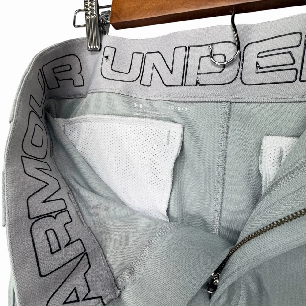 Under Armour Mens Baseball Pants Gray Athletic Training Sports Size‎ Large